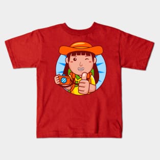 Traveller Woman Kids T-Shirt